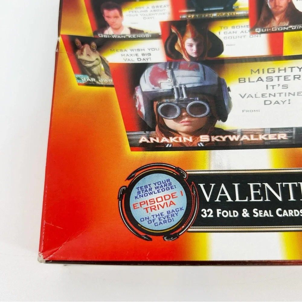 NIB Star Wars Episode I The Phantom Menace Valentines Cards - READ